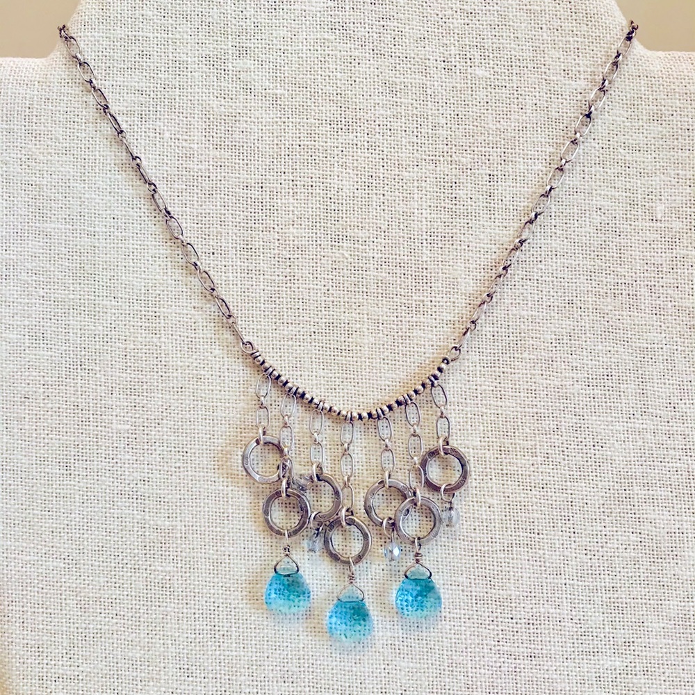 Beautiful SS artisan crafted necklace